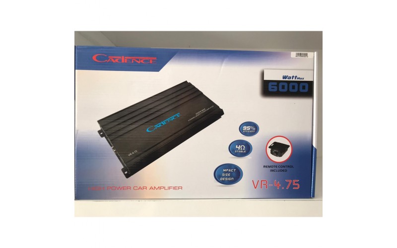 CADENCE VR-4.75 6000 W YENİ SERİ AMFİ CADENCE R-4.75