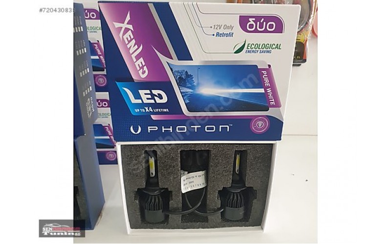 Photon Duo Serisi PHOTON DUO 6000LÜMEN H7-H1-H1 12V LED HEADLIGHT